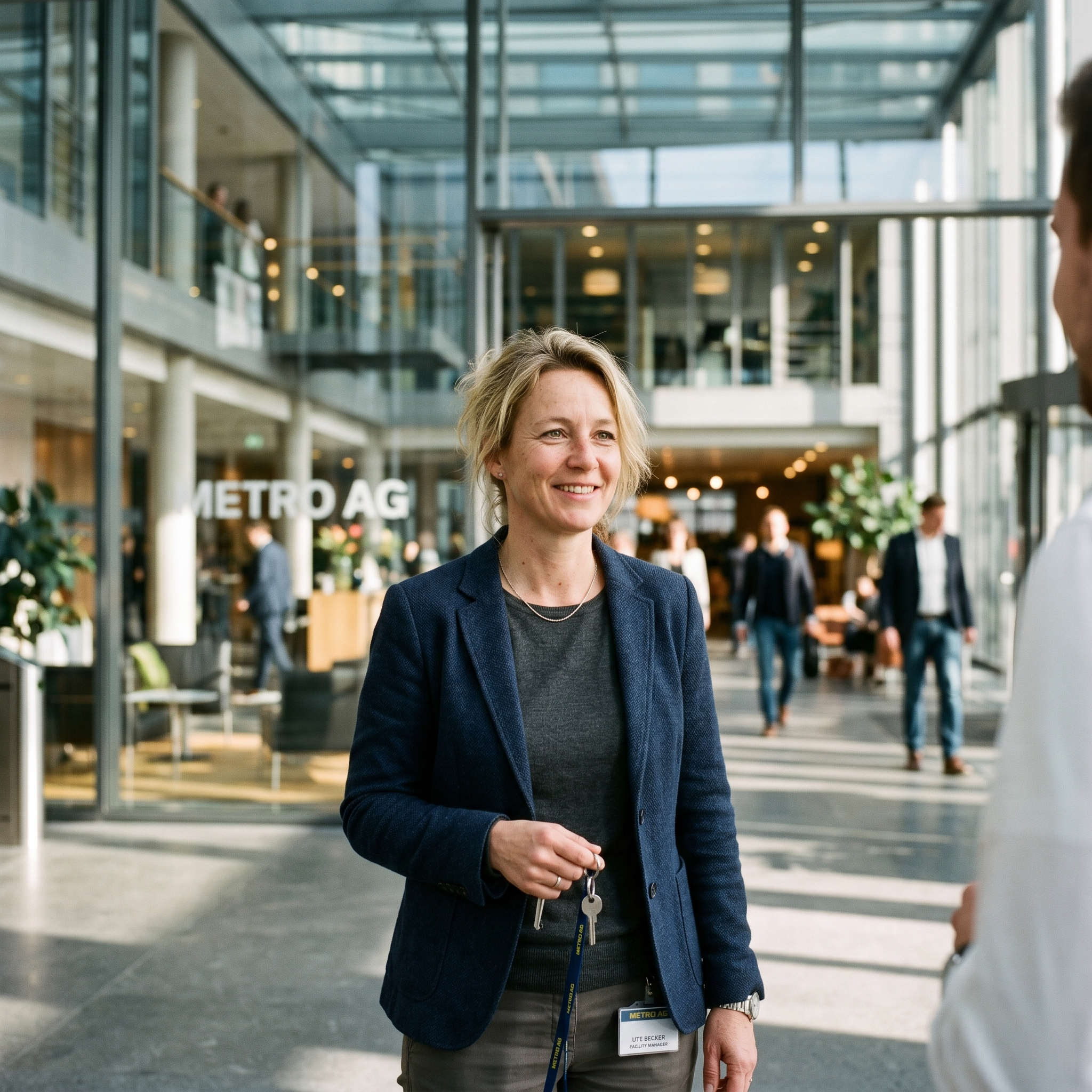 Sandra K., Facility Managerin aus Karlsruhe